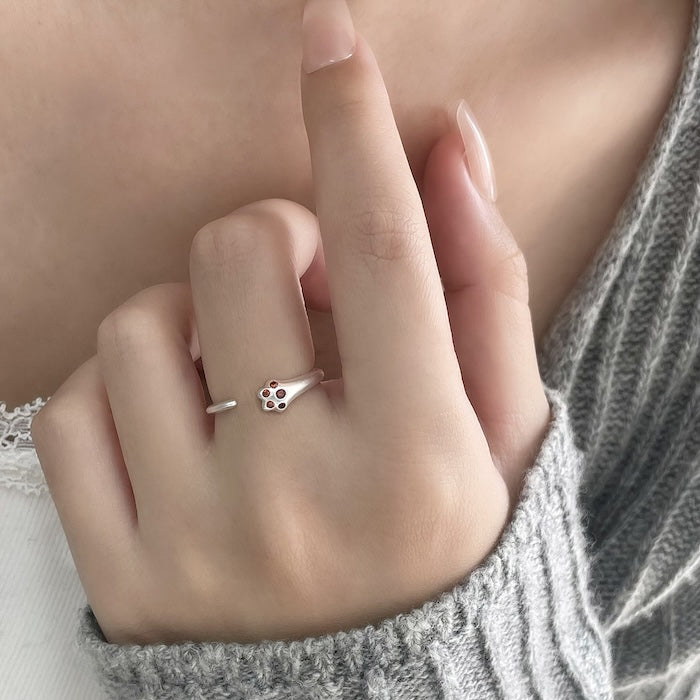 Cat Paw Ring Elegant Adjustable Design Luxury Gift for Cat Lovers