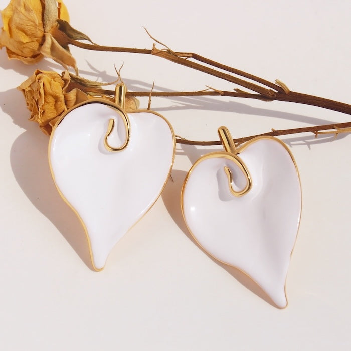 Oversized Chunky Calla Lily Flower Earrings