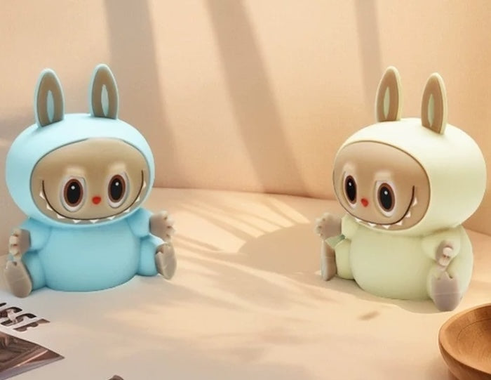 Labubu Night Lamp – Soft Silicone Rechargeable Tap Light