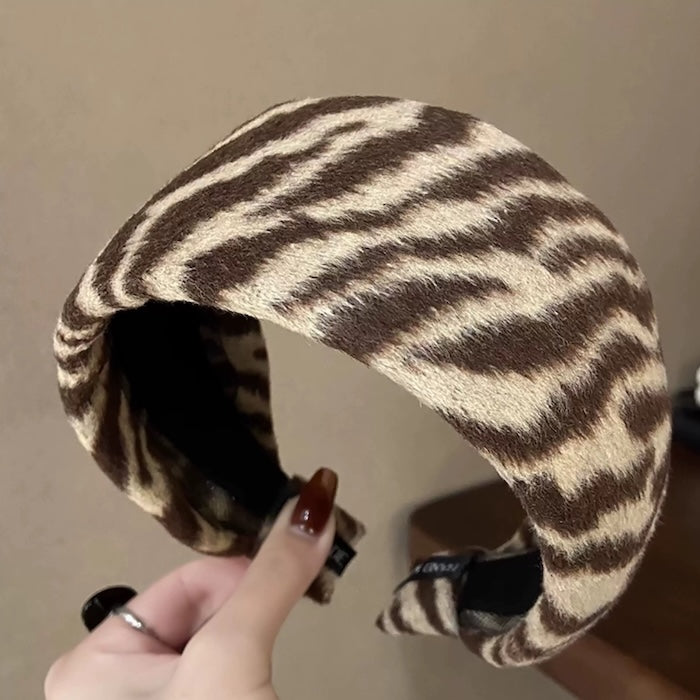 Zebra Print Statement Headband