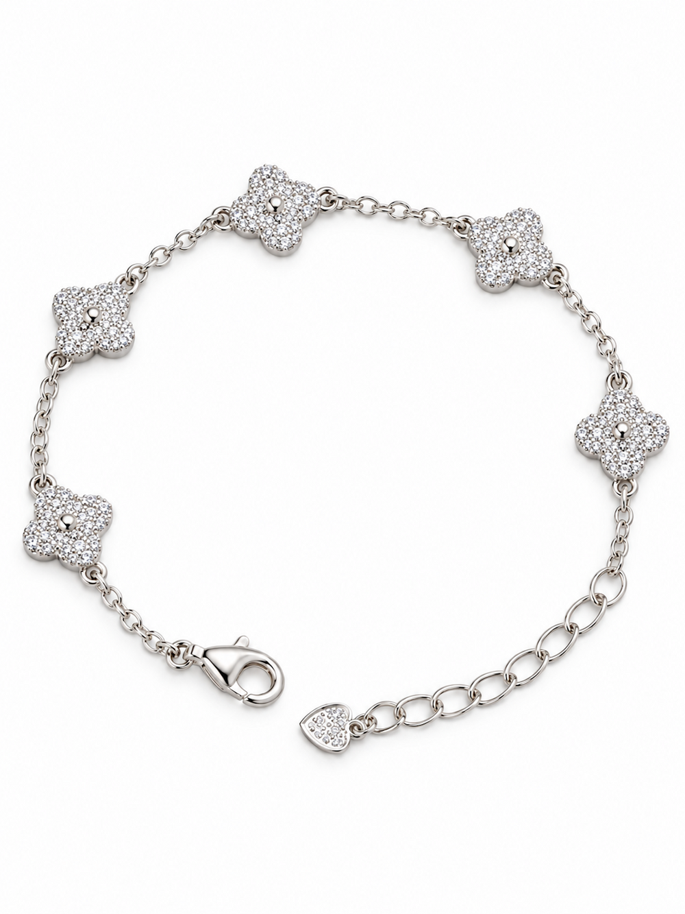 Eternal Clover Moissanite Bracelet