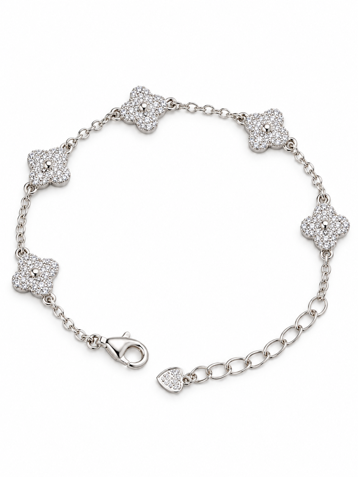 Eternal Clover Moissanite Bracelet
