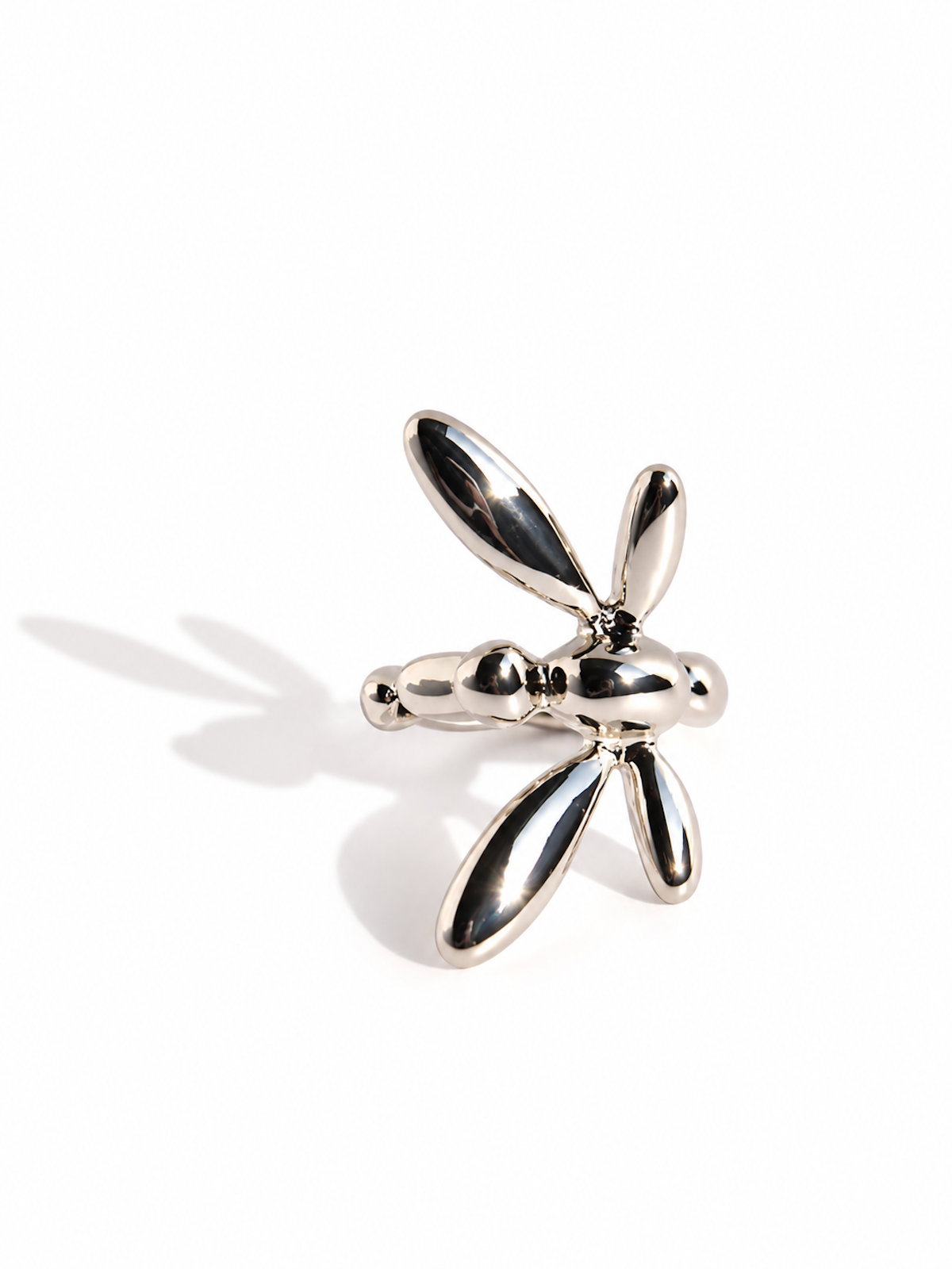Dragonfly Wraparound Cartilage Ear Cuff with dimensional wings, available in gold and silver finishes.
