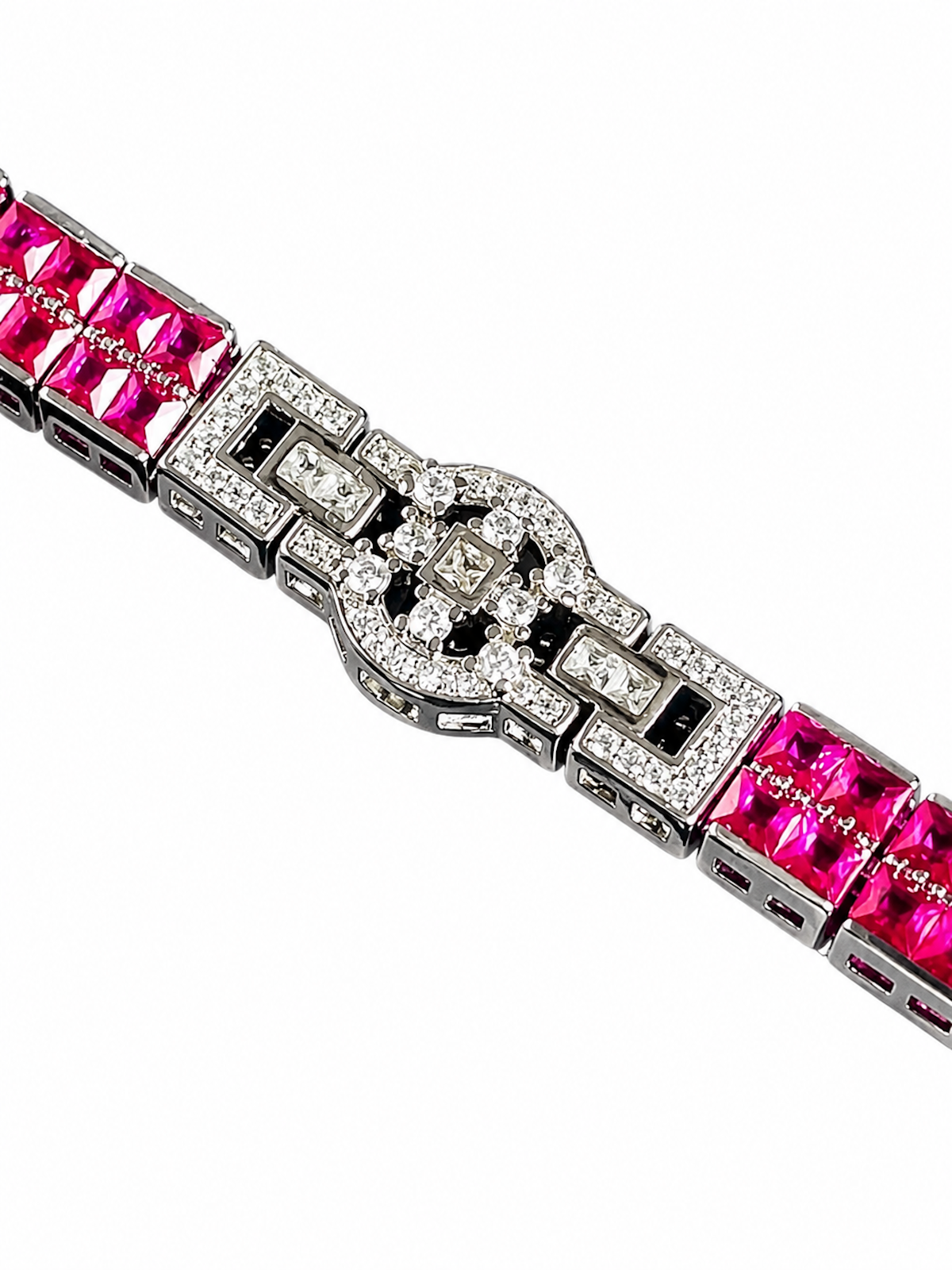 Heritage Ruby Art Deco Tennis Bracelet
