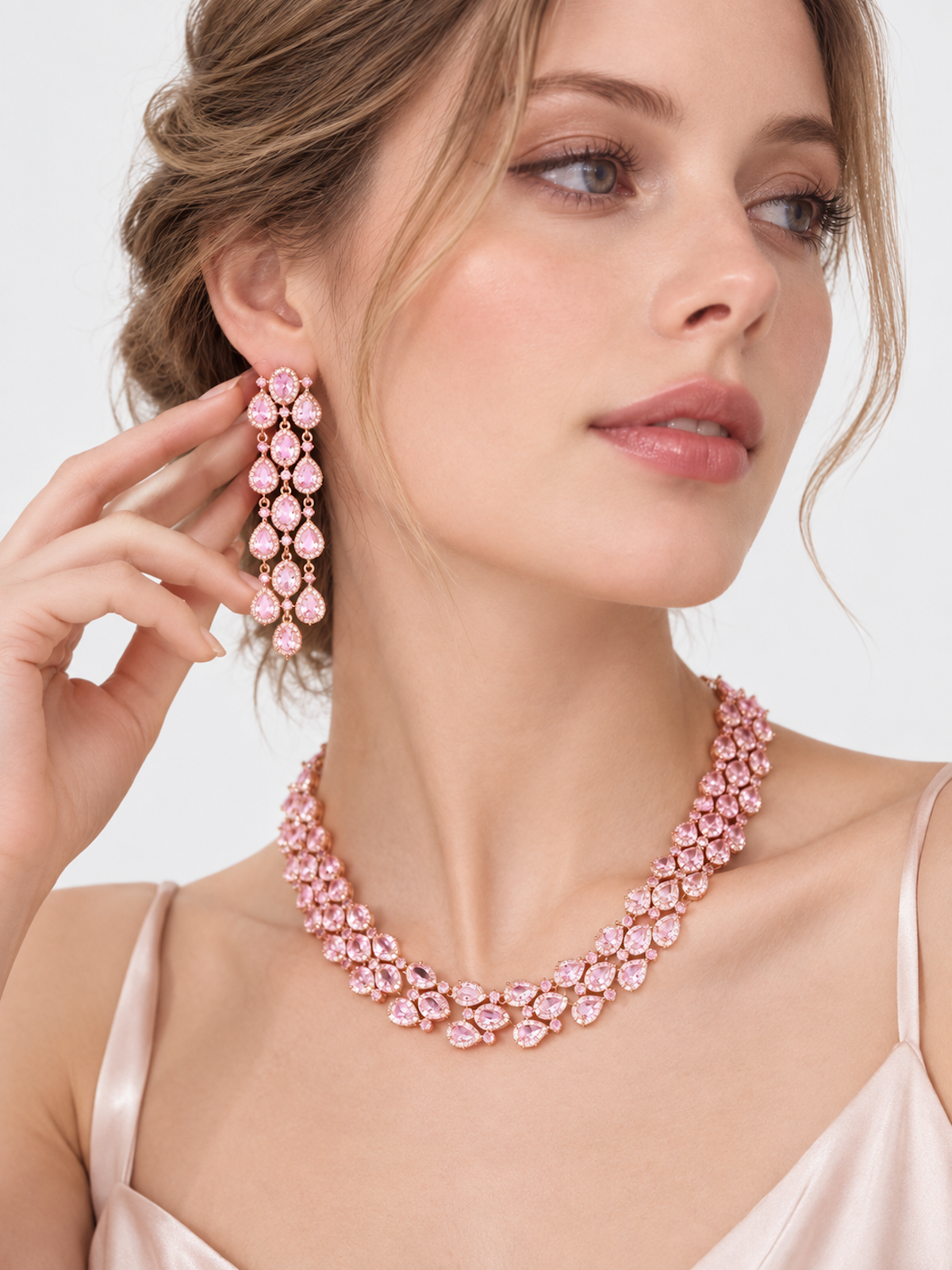 Blush Diamond Couture Jewelry Set