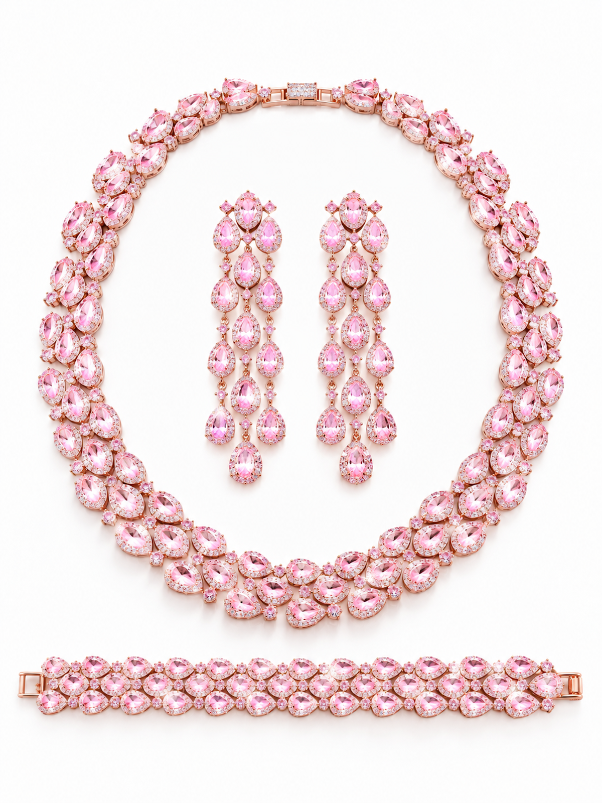 Blush Diamond Couture Jewelry Set