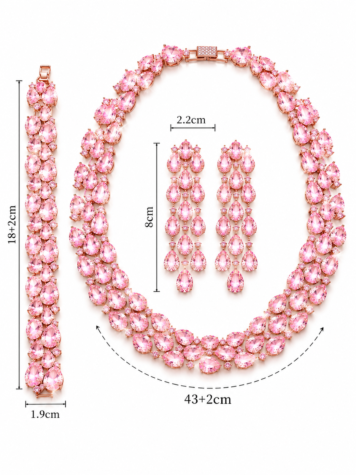 Blush Diamond Couture Jewelry Set