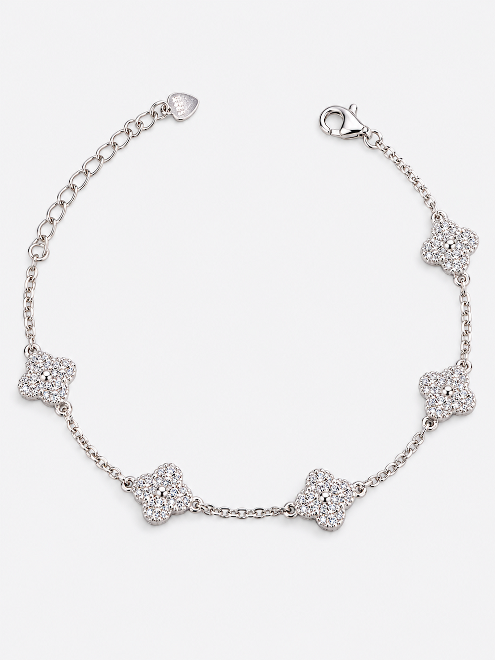 Eternal Clover Moissanite Bracelet