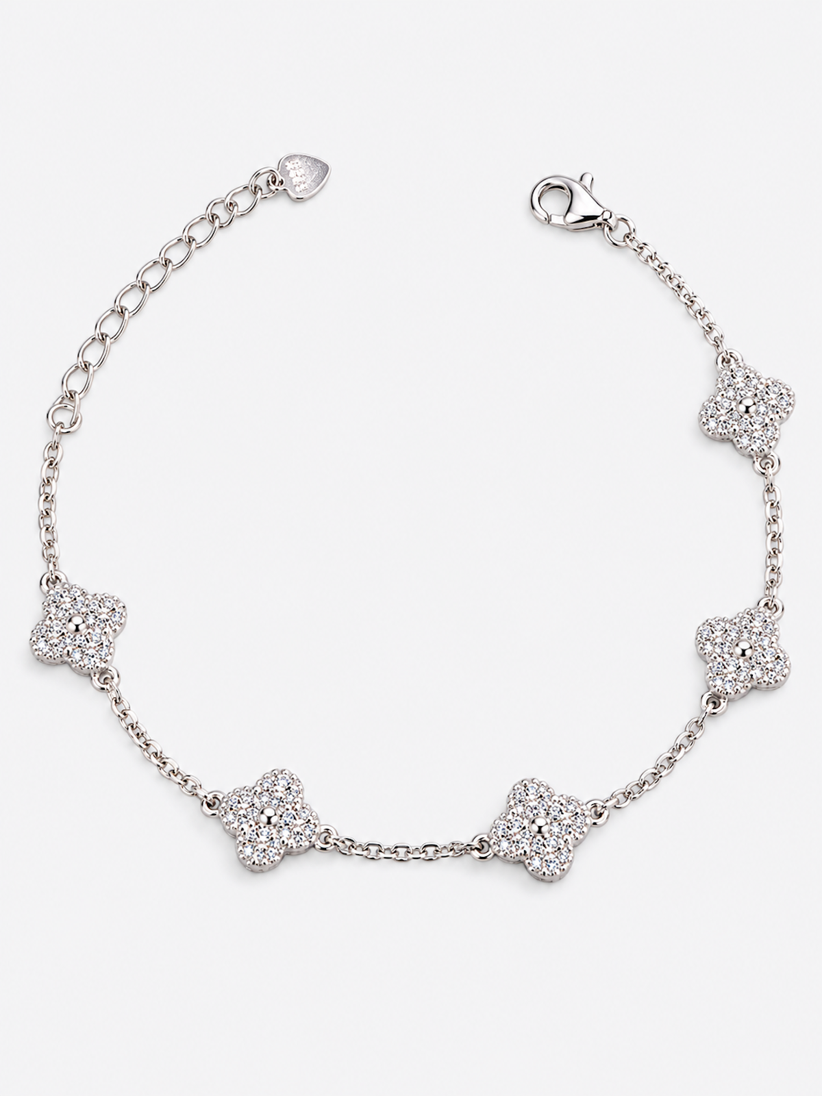 Eternal Clover Moissanite Bracelet