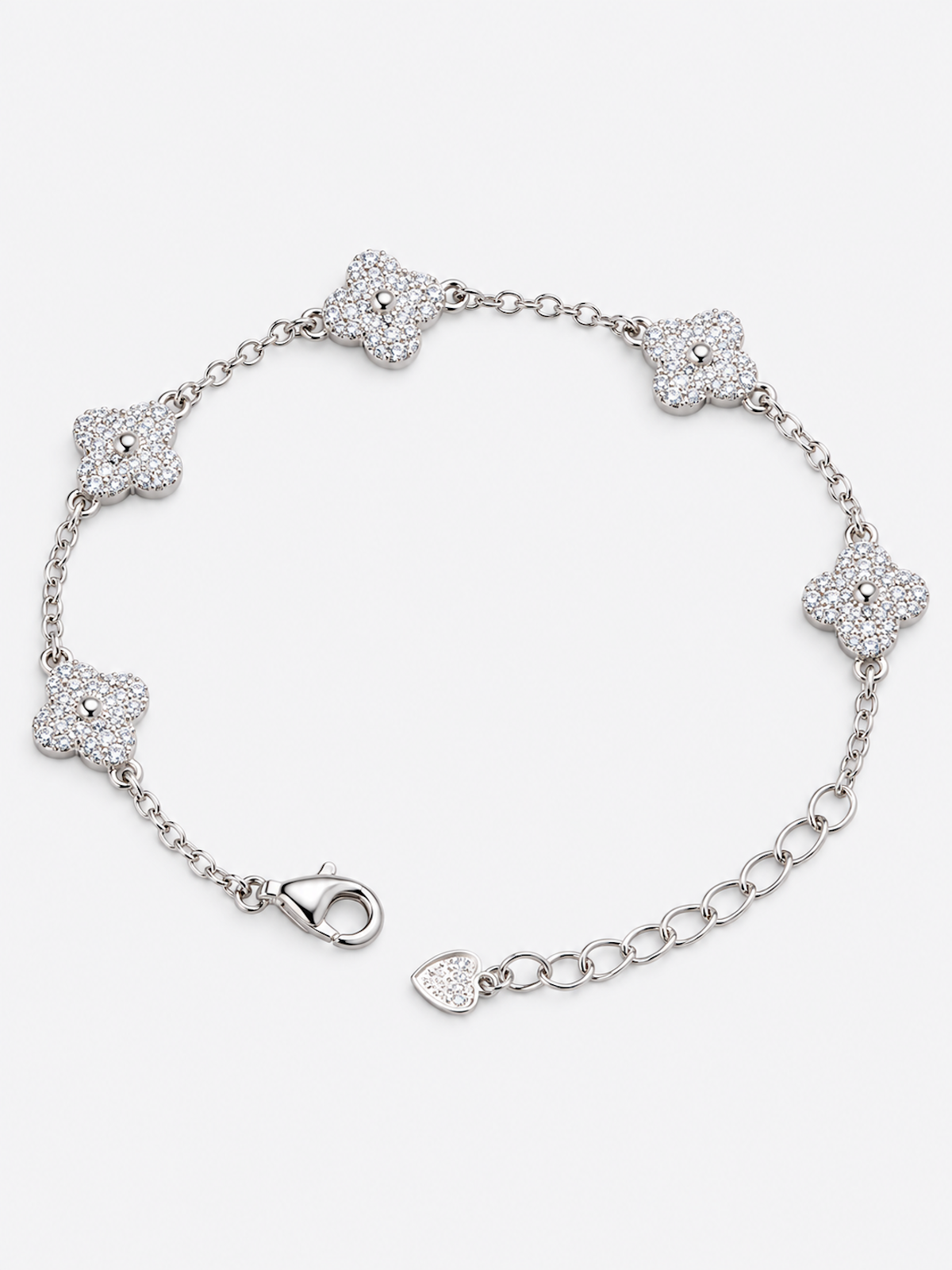 Eternal Clover Moissanite Bracelet