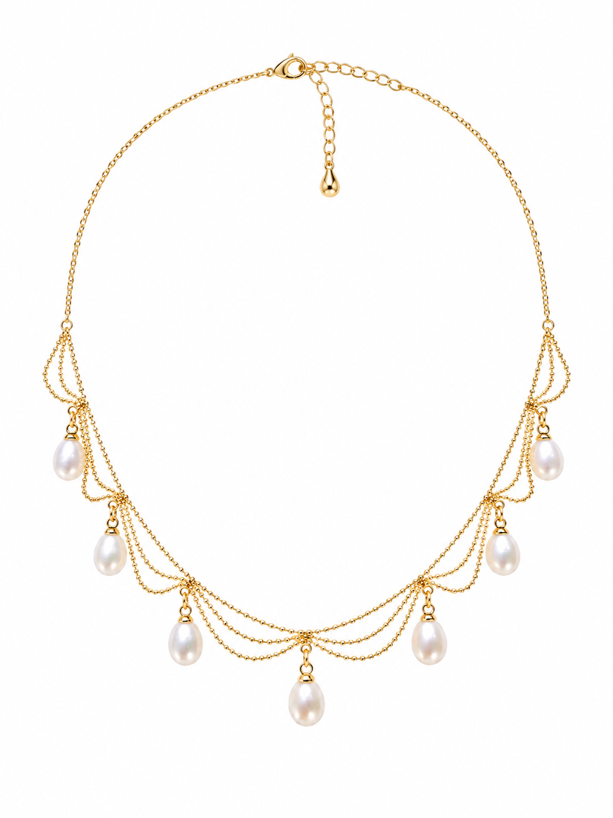 Lace Style Freshwater Pearl Necklace