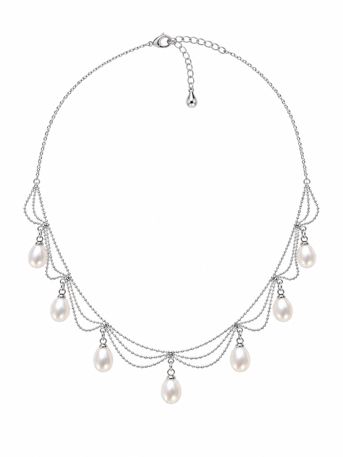 Lace Style Freshwater Pearl Necklace