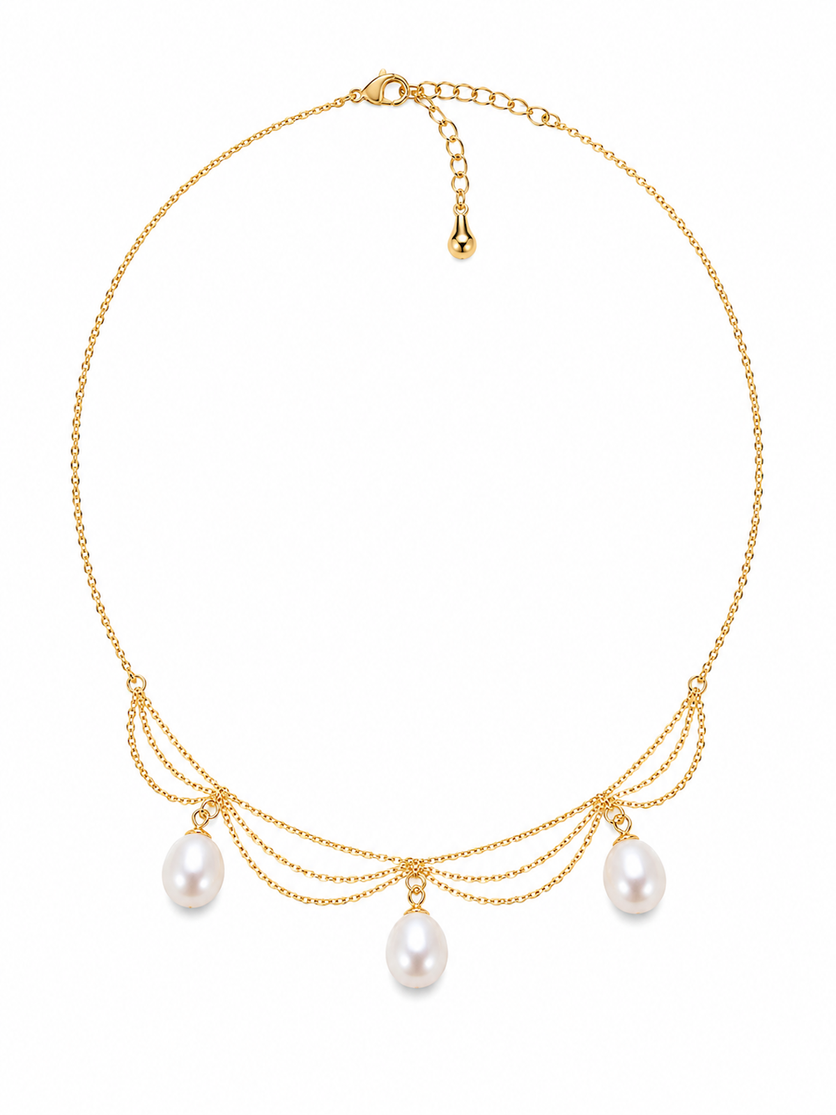 Lace Style Freshwater Pearl Necklace