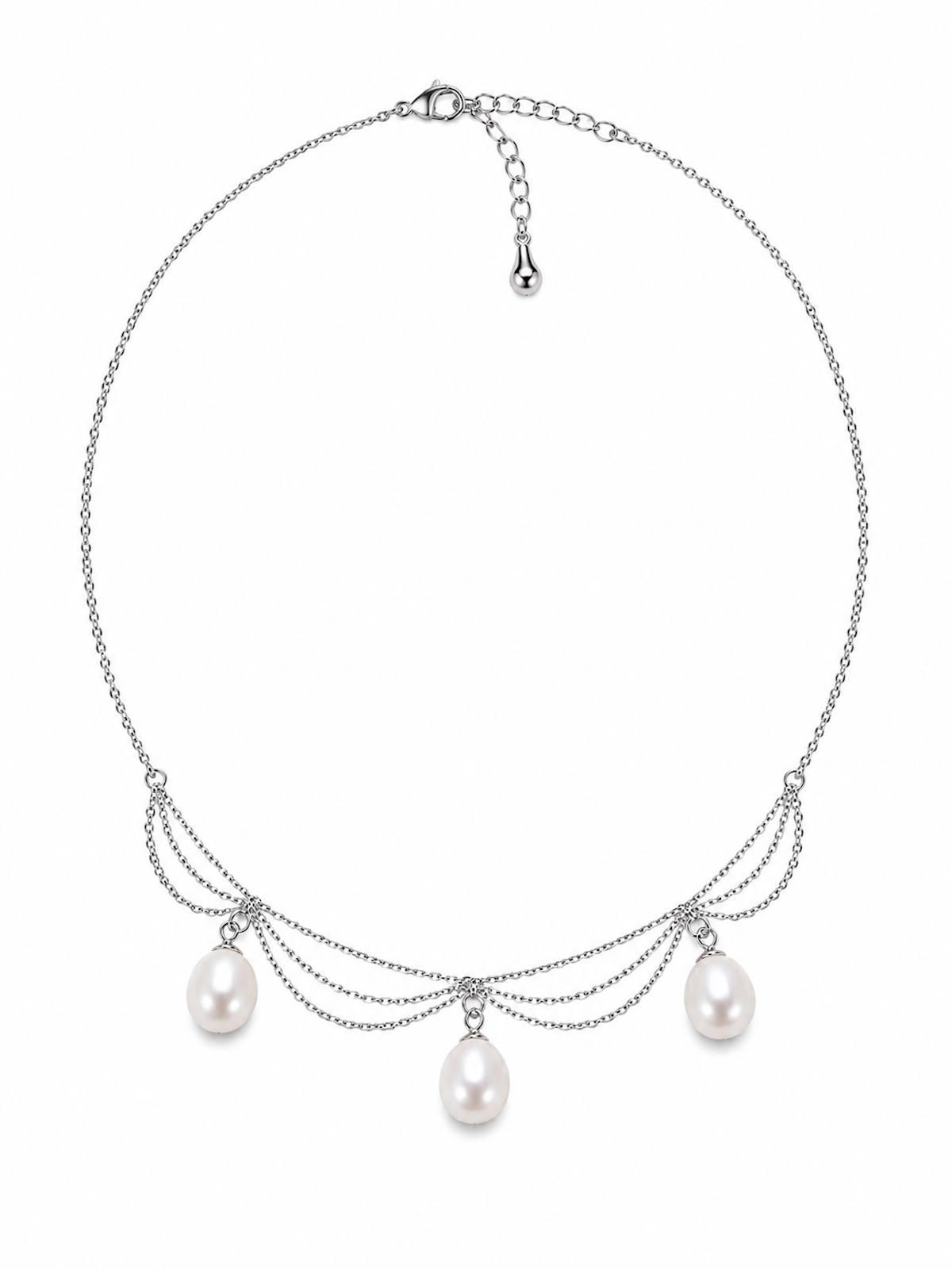 Lace Style Freshwater Pearl Necklace