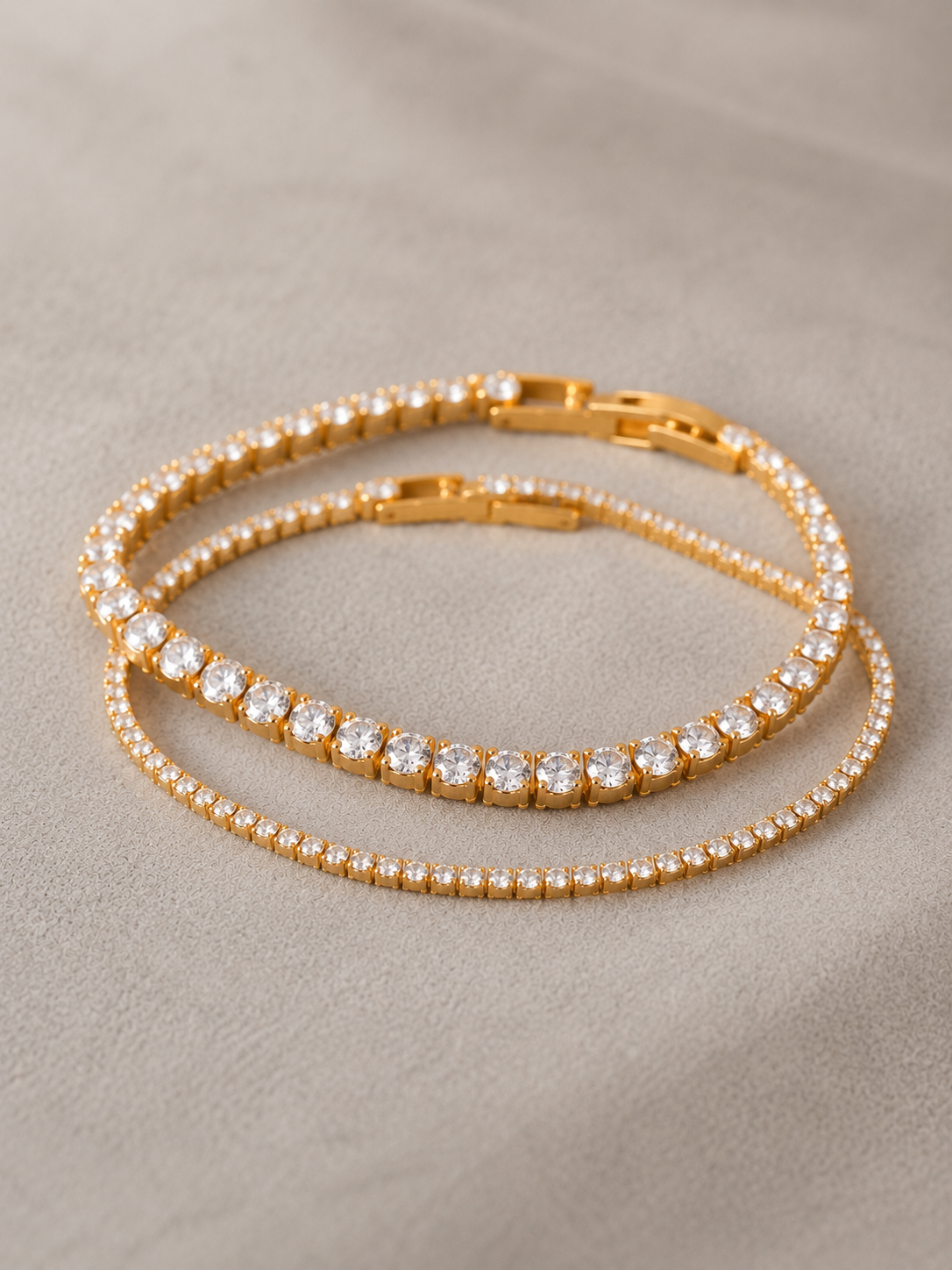 Timeless Diamond-Look Tennis Bracelet