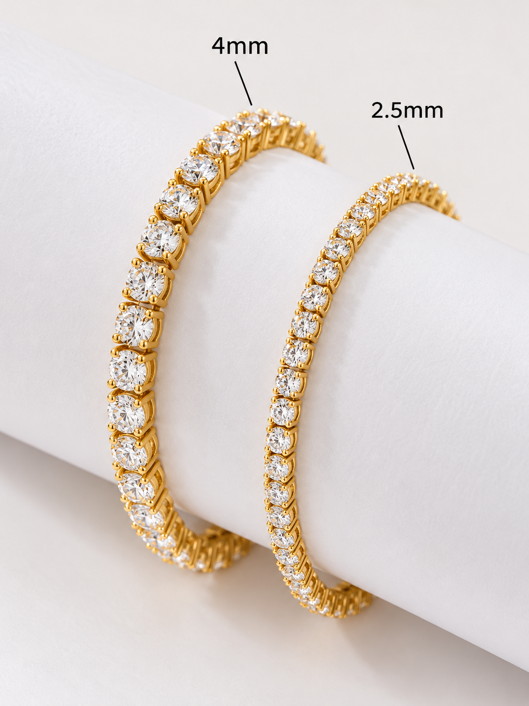 Timeless Diamond-Look Tennis Bracelet