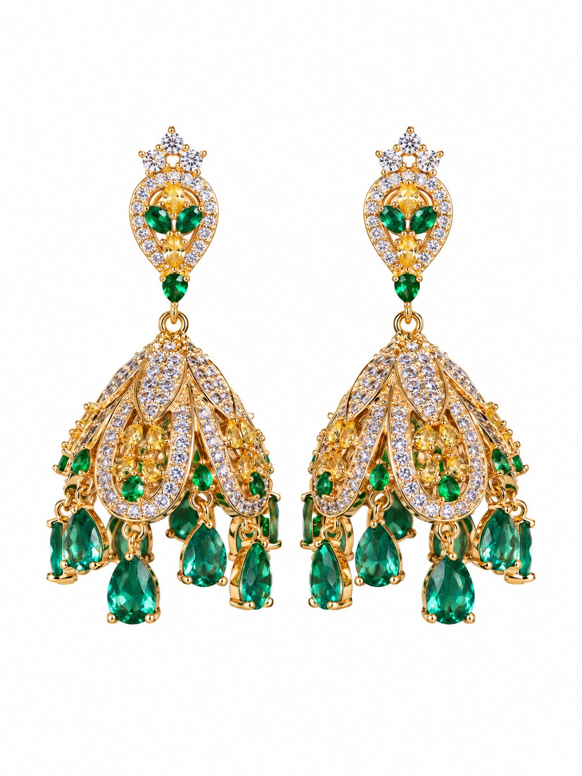 Wind Bell-Inspired French Palace Earrings