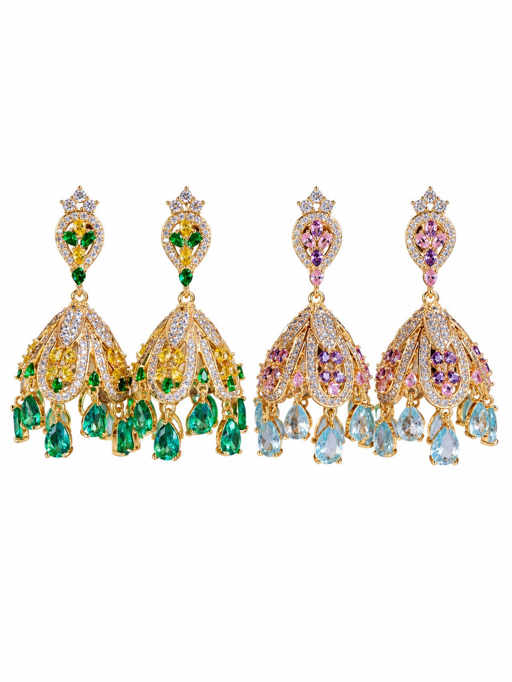 Wind Bell-Inspired French Palace Earrings