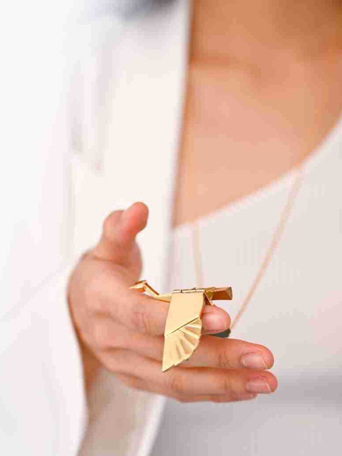 Wild Goose Journey Articulated Pendant Necklace