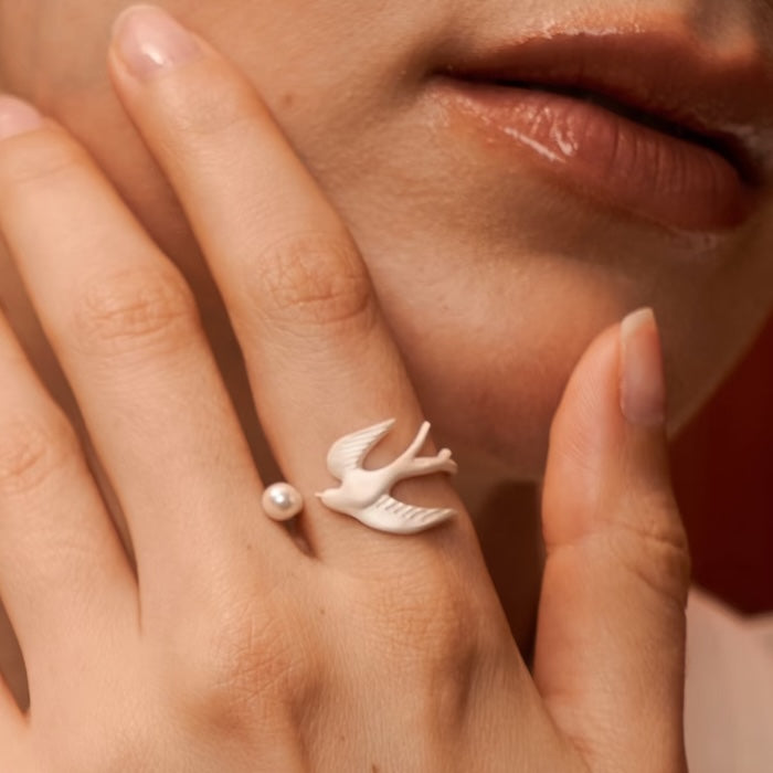 Sterling Silver Heaven Bird Ring