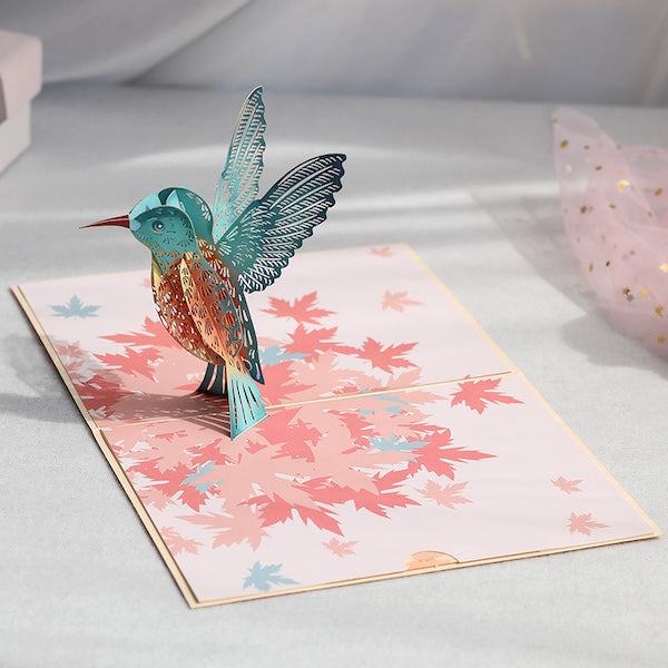 3D Card - Hummingbird Birthday Card