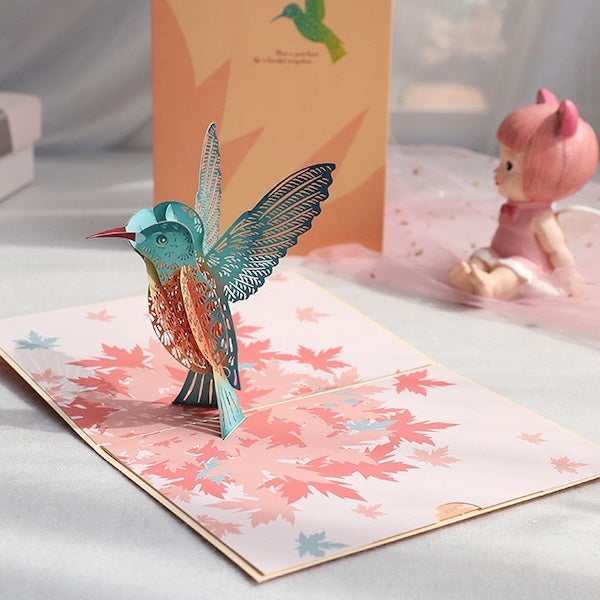 3D Card - Hummingbird Birthday Card