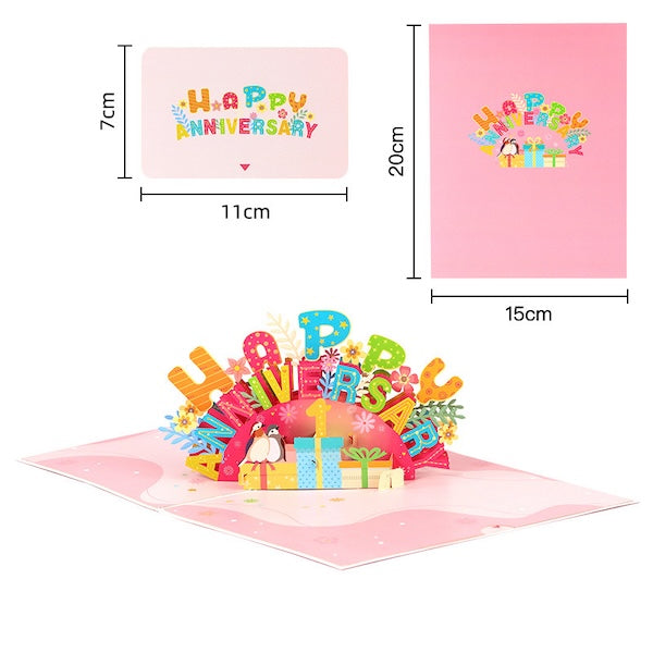 3D Card - Happy Anniversary Card