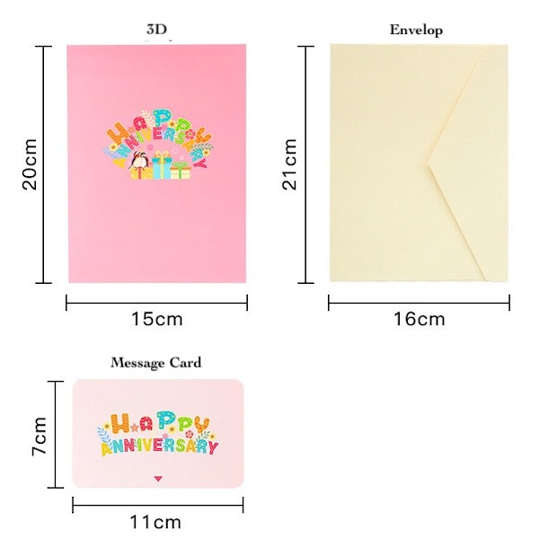 3D Card - Happy Anniversary Card