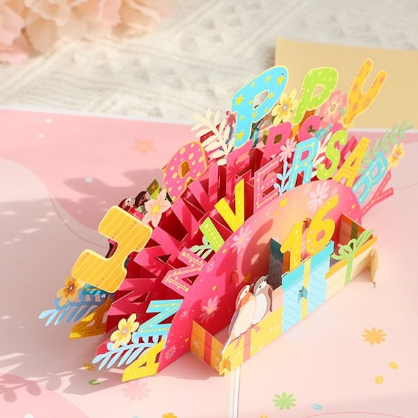 3D Card - Happy Anniversary Card