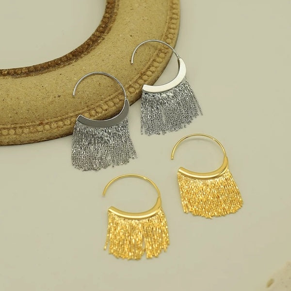 Unique Design Dynamic Tassel Drop Earrings