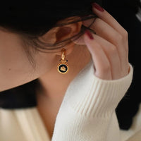 Vintage inspired Rose Drop earrings
