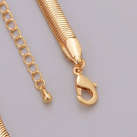 Timeless soft serpentine bone chain necklace