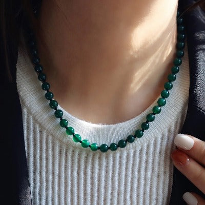 Timeless Green Aventurine Beads Necklace