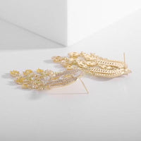 Royal French Arc Sparkling Earrings-3 colors
