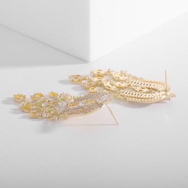 Royal French Arc Sparkling Earrings-3 colors
