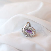Royal Style Pear-cut  Amethyst Ring - Adjustable