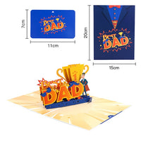 3D Gift Card for Dad-Father's Day Gift Card