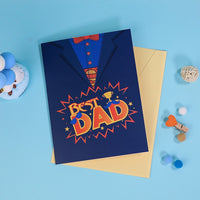 3D Gift Card for Dad-Father's Day Gift Card