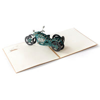 3D Gift Card for Him - Jeep and Motorbike Design