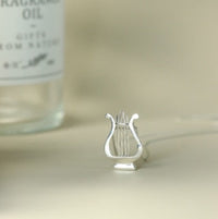 Aegean Sea - Minimalist Greek Harp Necklace