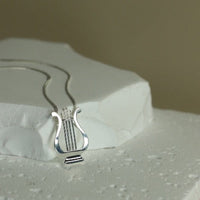 Aegean Sea - Minimalist Greek Harp Necklace