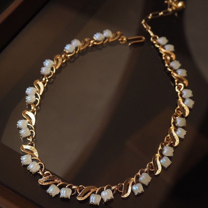 Vintage Lily of the Valley necklace