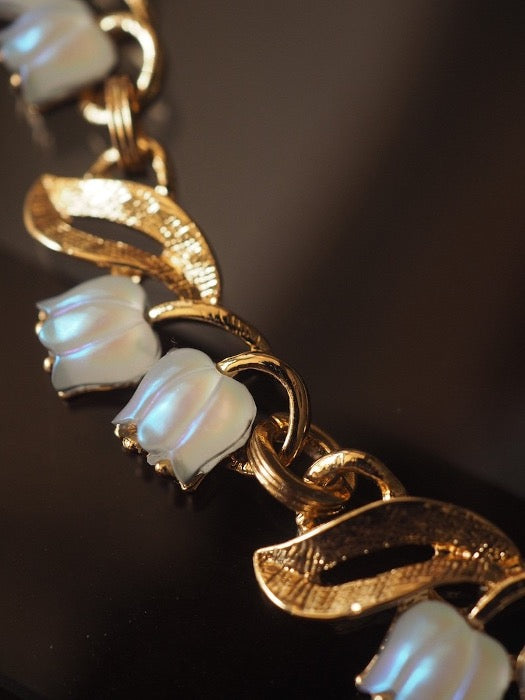 Vintage Lily of the Valley necklace