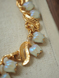 Vintage Lily of the Valley necklace
