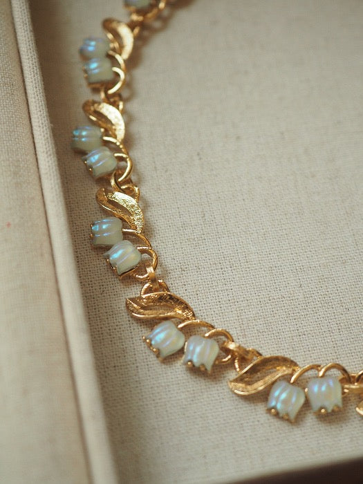 Vintage Lily of the Valley necklace