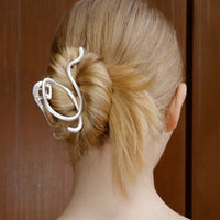 Large Claw Metal Hair Clips - Music Cord Design