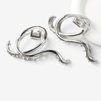Large Claw Metal Hair Clips - Music Cord Design