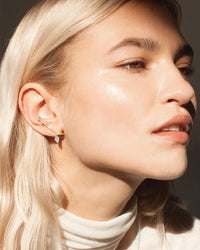 Modern Vintage Sparkling line Ear Cuff-one piece