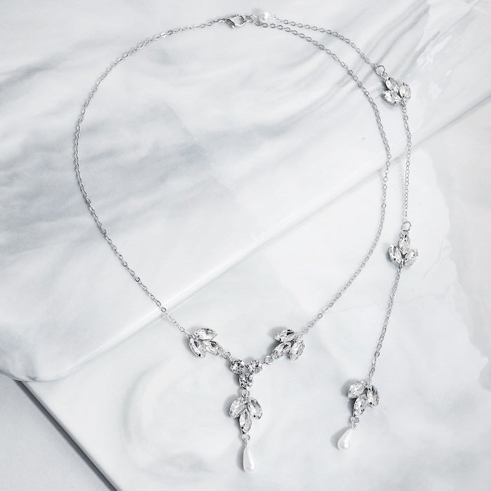 Bridal Back Necklace for the Wedding