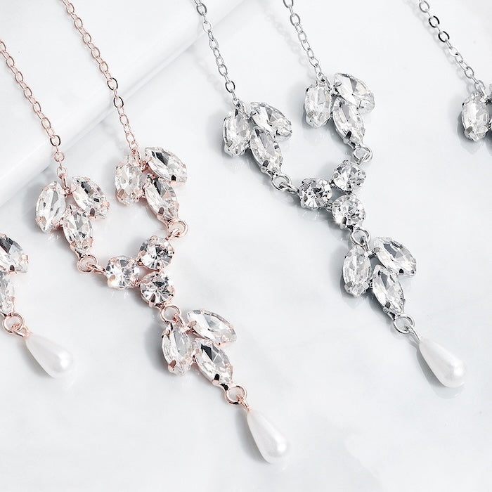 Bridal Back Necklace for the Wedding